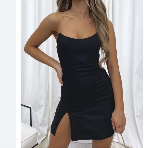 White fox Change The Tune Mini dress